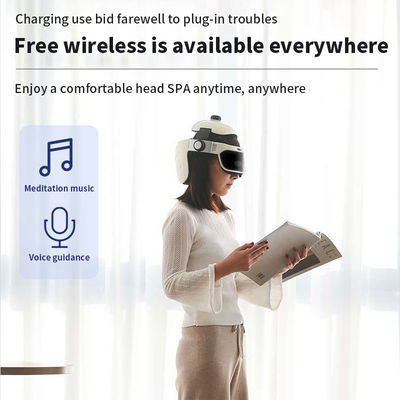 Ultimate Comfort Hotel-Friendly Masajeador de cabeza con compresión caliente y fuente de alimentación USB