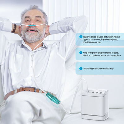 Concentrador de oxígeno portátil de tensión DC5V/2A DC9V/2A controlado por aplicación para facilitar la respiración