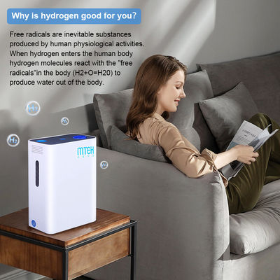 Generador de hidrógeno SPE Máquina de succión de hidrógeno con ruido de 25-65 dB y pantalla de aire